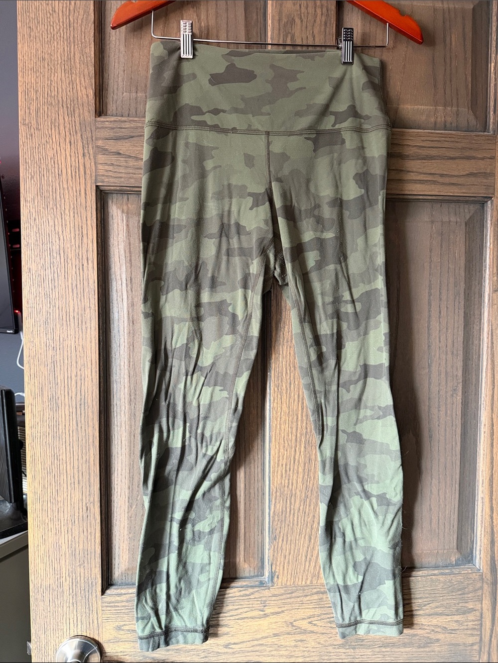 lululemon athletica Olive Green Camo High-Rise Leggings
